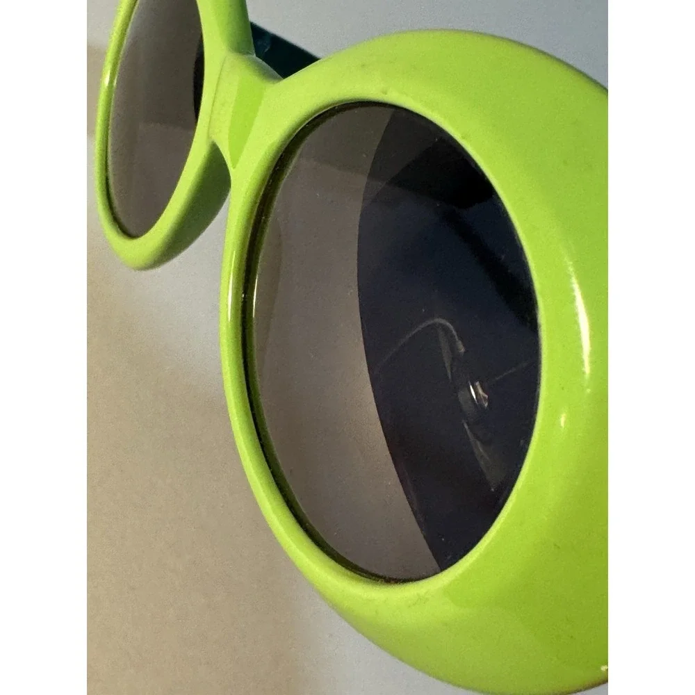 1996 Gianni Versace Sunglasses Mod. 418/P Col 899 Green Leather